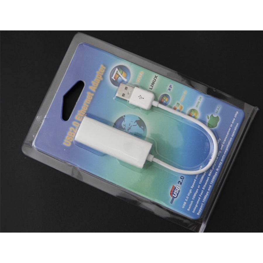 Kartu jaringan USB bebas drive USB2.0 ke port jaringan kartu jaringan kabel 9900 chip kartu jaringan eksternal pasang dan mainkan