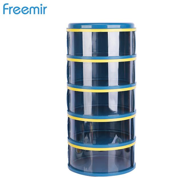 freemir Rak Penyimpanan Makanan Tudung Saji Susun 5 Layer- Biru