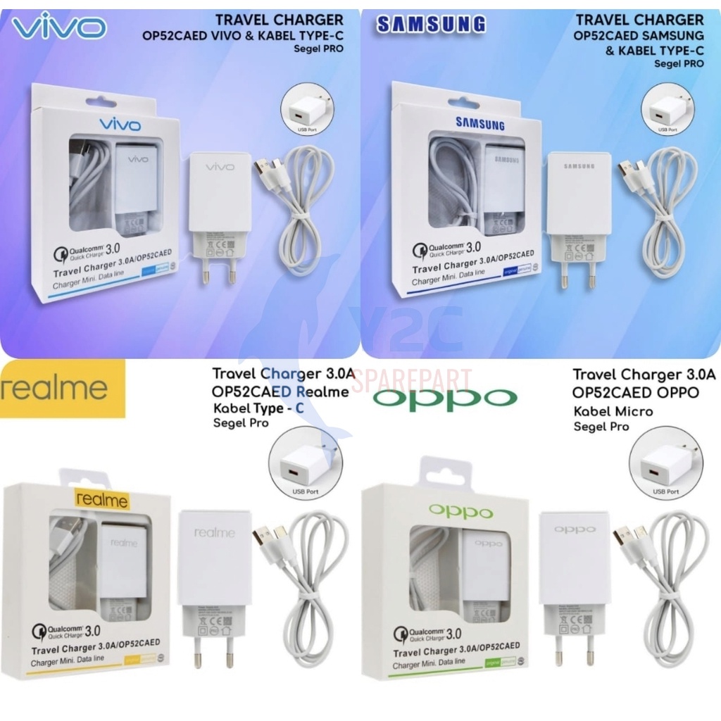 CHARGER OPPO MICRO OP52 QUICK CHARGE VOOC ORIGINAL OEM / CASAN CAS