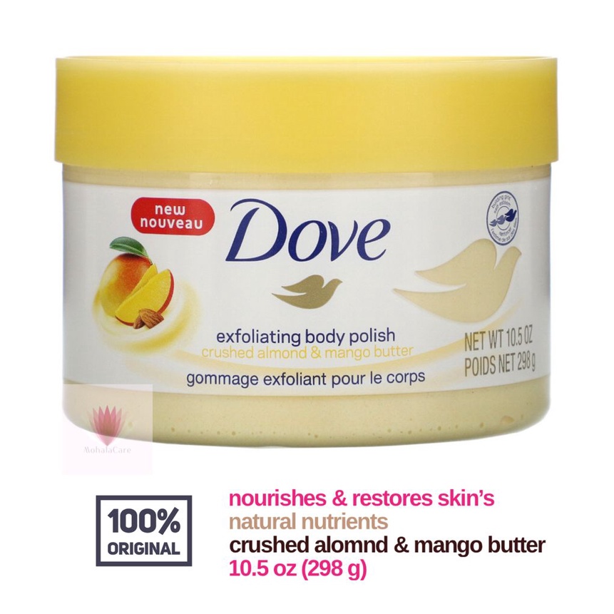 11 Rekomendasi Merk Dove Body Scrub Terbaik Murah Dan Bagus [Terbaru
