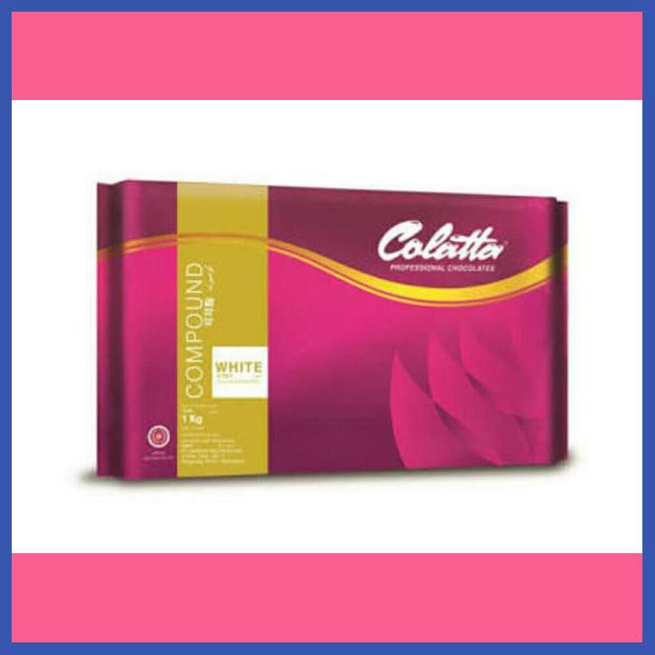 

COLATTA WHITE COMPOUND 1 KG COKLAT PUTIH COMPOUND COLLATA