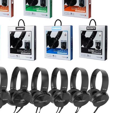 ☂ Hf Earphone Headset Xb450 Kabel Bando Xb450PTT Hf Bando Kabel ◘