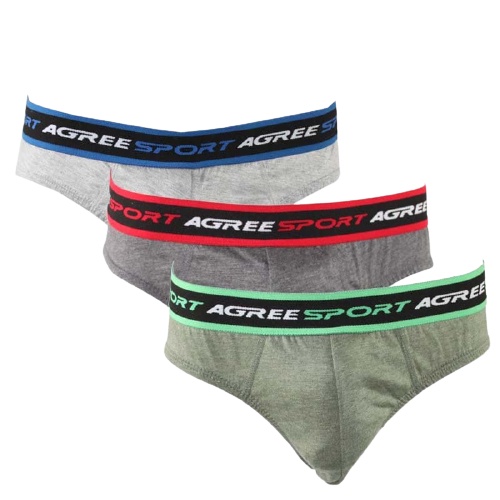 RC  Agree Golden Nick CD Celana Dalam Sempak Pria Dewasa Agree Sport Briefs Segitiga Size M L XL XXL