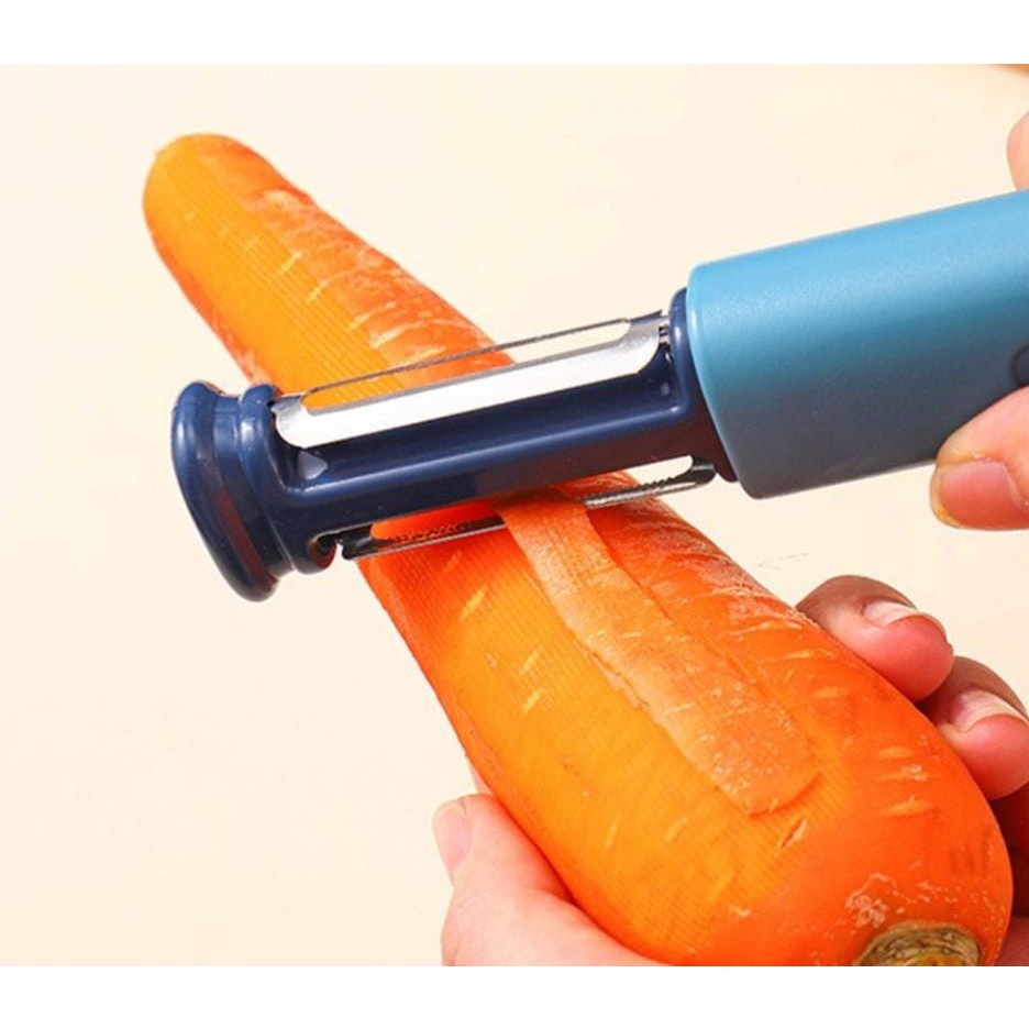 2in1 Kitchen Peeler / Kitchen Peeler Multifungsi / Pengasah Pisau / Pengupas Kulit Buah dan sayur GROSIR UNIK