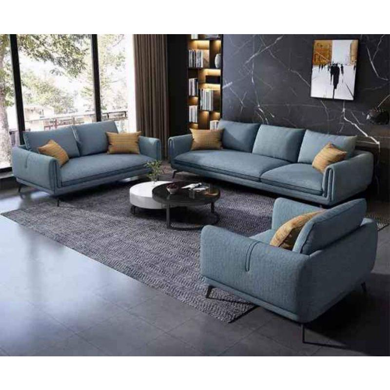 Sofa Retro 321 Sofa Minimalis Sofa Elegant Cantik Biru Fullseat