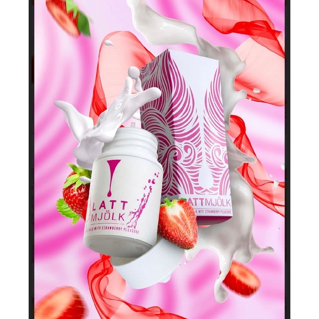 LIQUID POD LATT MJOLK V4 STRAWBERRY MILK 60ML TERMURAH LIQUIDE