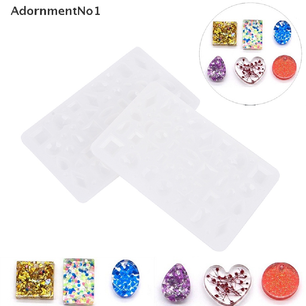 (AdornmentNo1) 1pc Cetakan Resin DIY Bahan Silikon Untuk Membuat Perhiasan