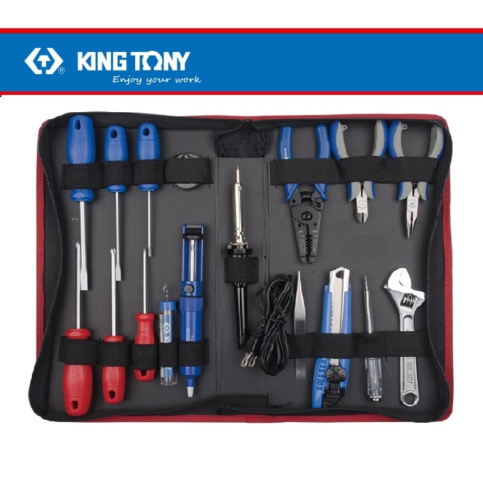 Tool Set 17 PC Electronic King Tony - 090217PQ