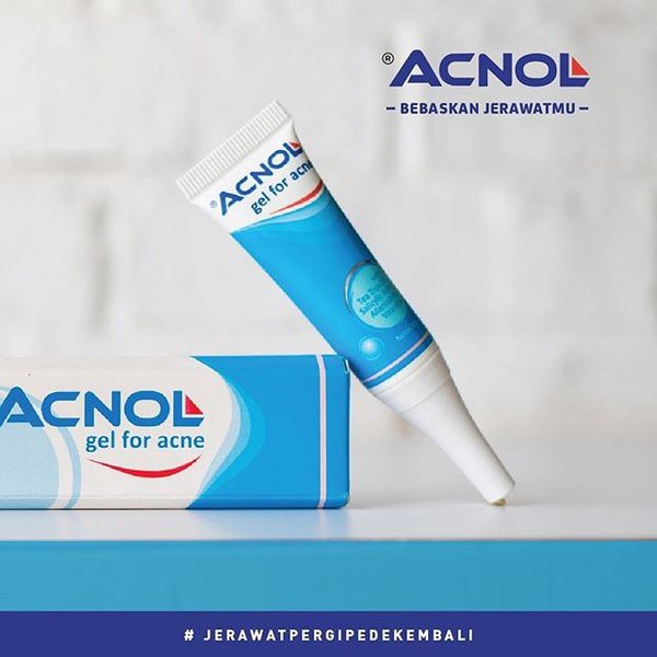 Acnol Gel For Acne Obat Jerawat 10gr