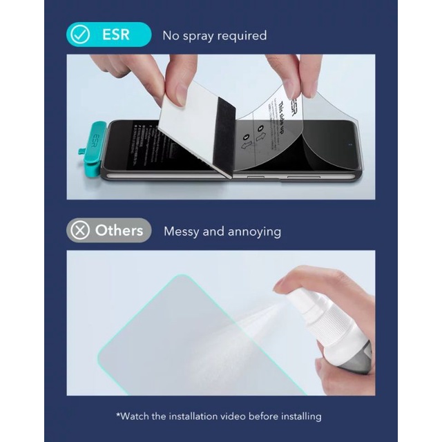 USAMS - HYDROGEL ANTI GORES BLUE LIGHT VIVO Y30 Y50 V15 V19 Z1 V17 PRO FULL LAYAR SCREEN PROTECTOR