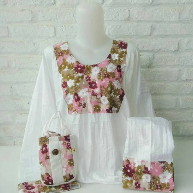 Mukena Abaya katun jepang