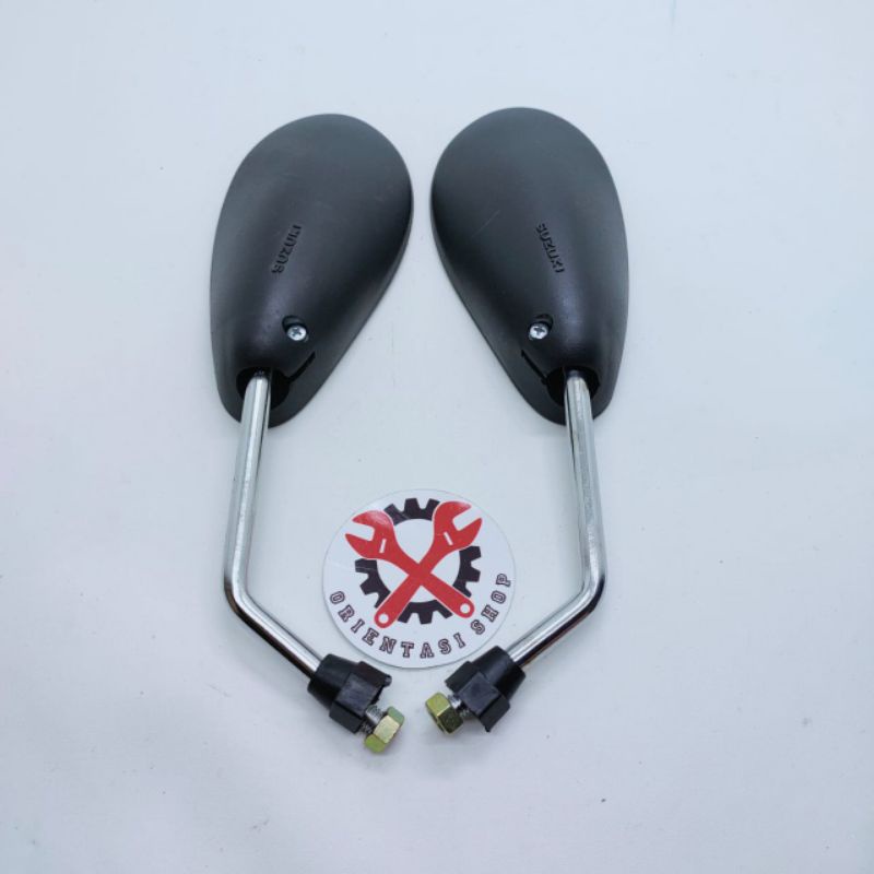 Spion satria fu tangkai chrome universal suzuki