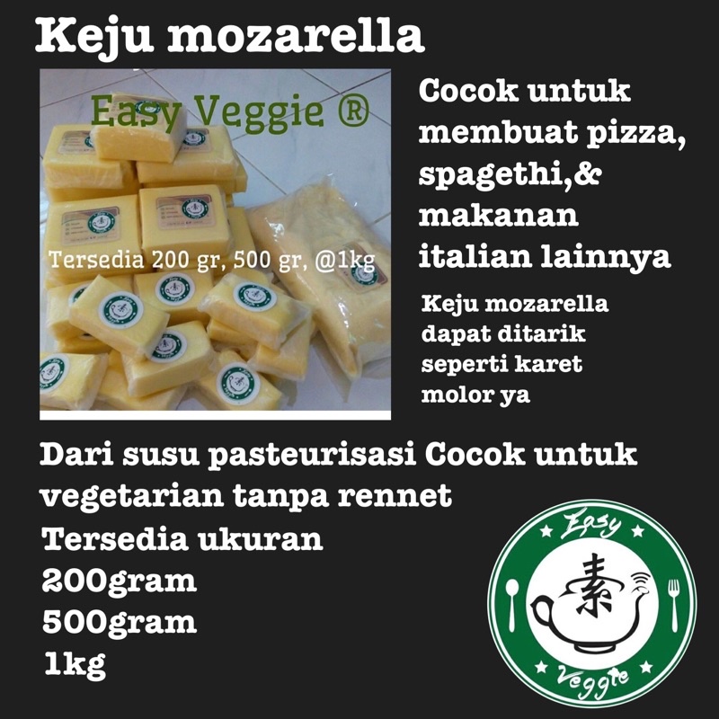 

Keju Mozzarella Vegetarian