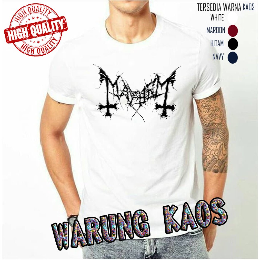 Baju Kaos t shirt MAYHEM keren pria wanita DISTRO KAOS PRIA KEREN