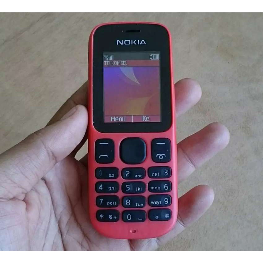 Nokia 100 Single SIM ORIGINAL REFURBISH FULSET_Hp JADUL NOKIA-HP NOKIA LAMA-1