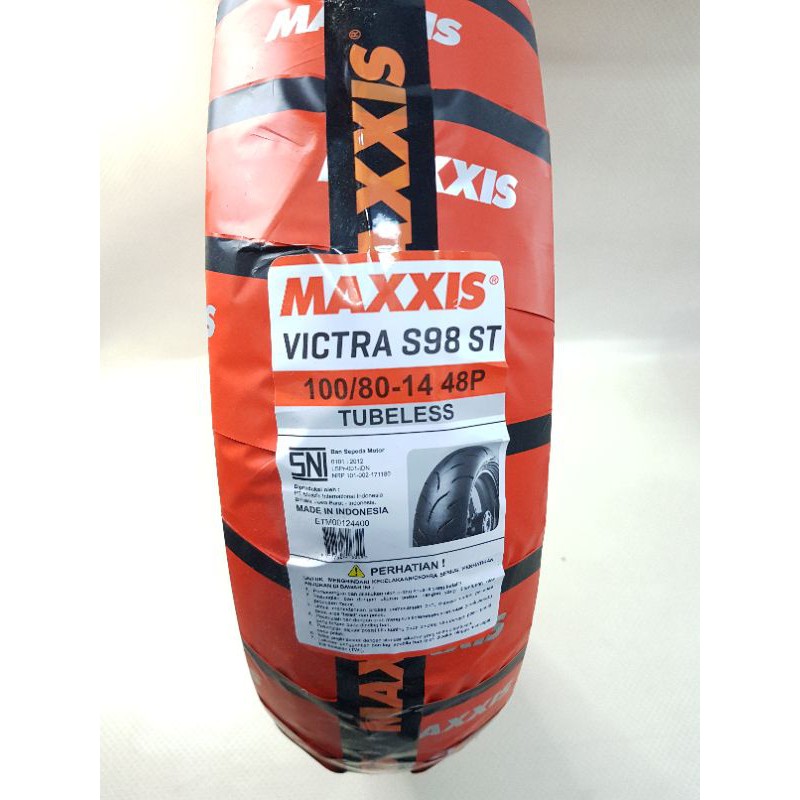 Ban Luar Maxxis S98 Victra 100 80 14 100/80-14