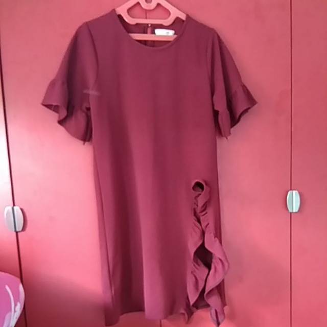 PRELOVED midi dress mayoutfit