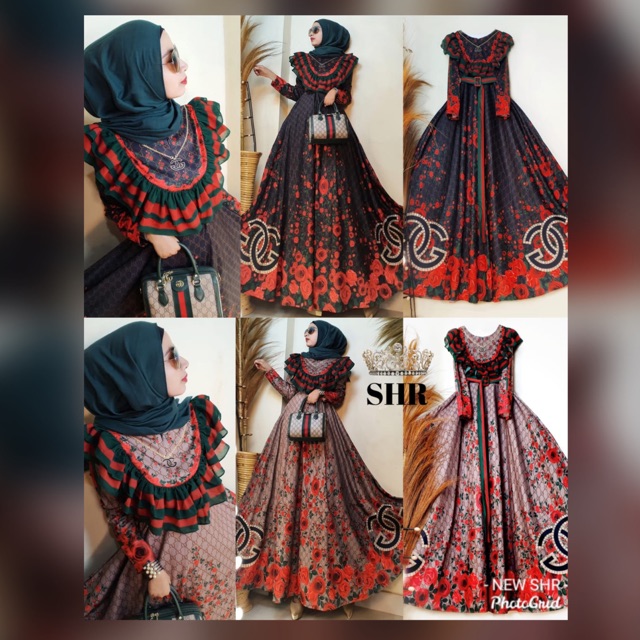 ( BELI 2 LEBIH MURAH ) NEW MAXIDRESS | GAMIS GC REMPEL 100% Ori SHR