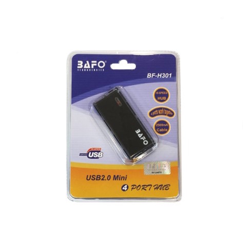 Usb hub 2.0 bafo 4 port 480Mbps adapter h-301 bf-h301 - Terminal usb2.0 mini 5 pin 4 slot adaptor