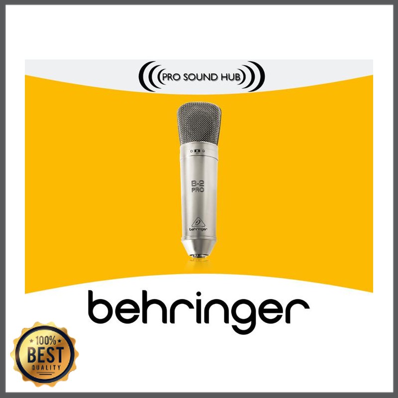 Mishad Shop -  Behringer B2 B-2 Pro B 2 Mic Condenser Dual Diaphragm Studio Recording GU-5117-2427