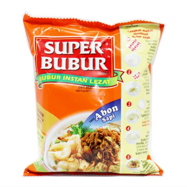 

SUPER BUBUR Instan Abon Sapi dan Ayam 49 gram