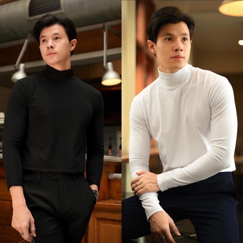 COOLBREEZE BASIC TEES LONG SLEEVE HEYMALE COOLBREEZE TURTLENECK TEES HEYMALE MALE ID