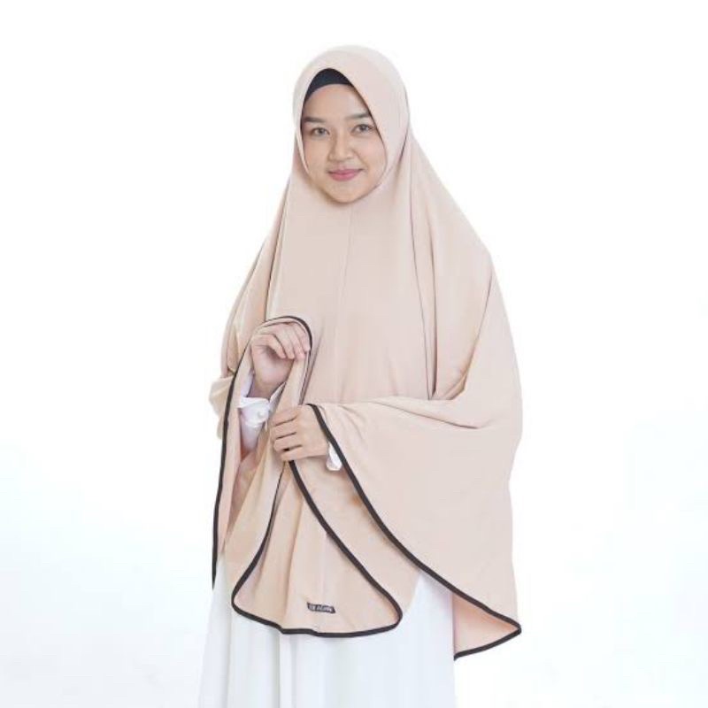 HIJAB KHIMAR JUMBO/ JILBAB JERSEY LIST KOMBI / JILBAB INSTAN BERGO SYAR’I / KHIMAR AZIZAH LIST / HSB