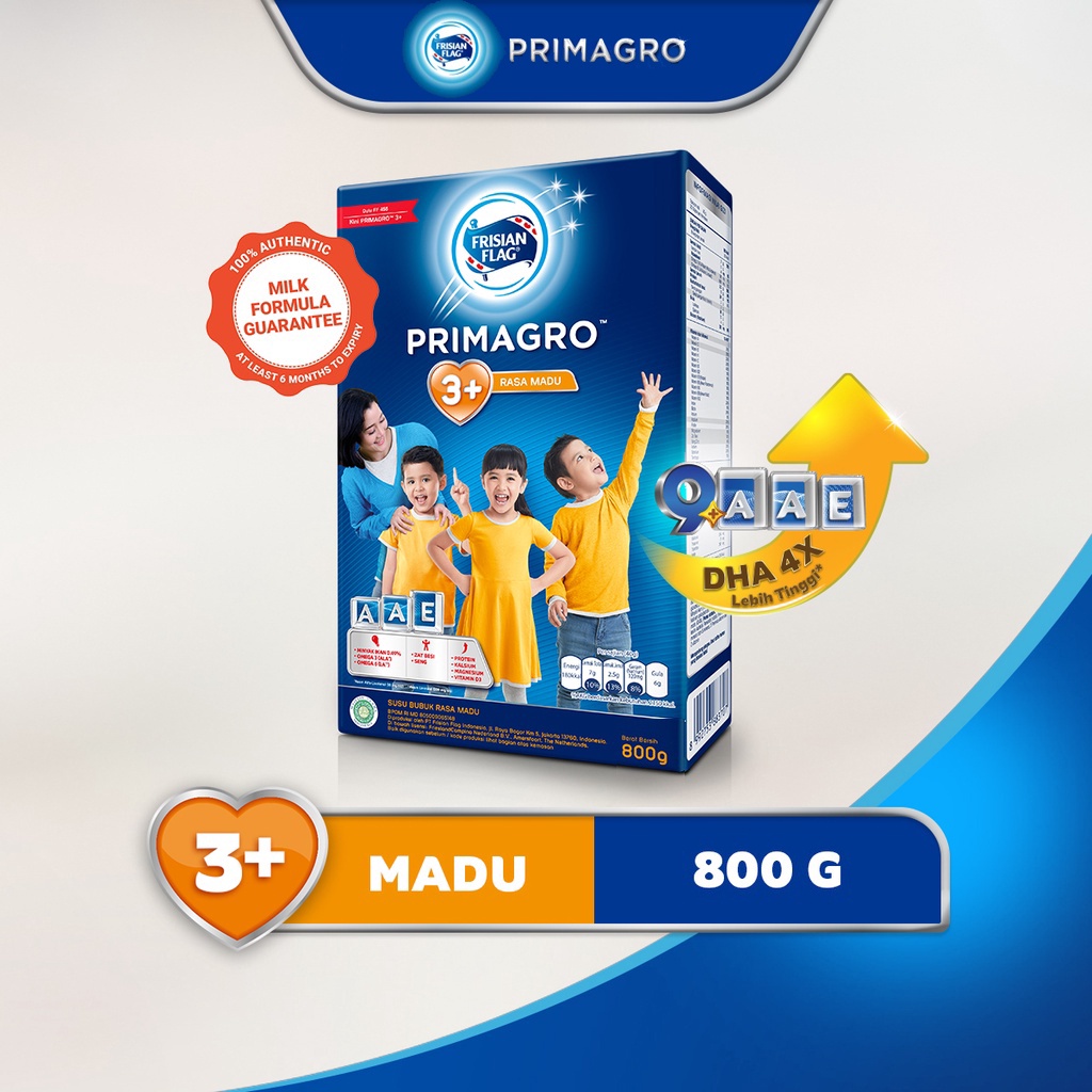 Frisian Flag Primagro 3+ Madu - 750 gr