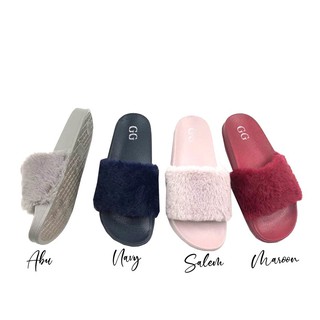  Sandal  bulu  korea Shopee Indonesia