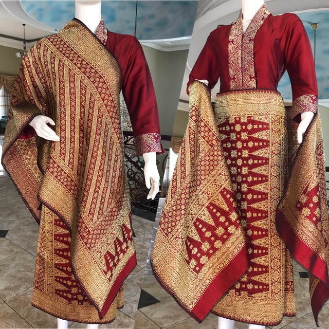Songket lepus 1 Benang / Songket Tenun Palembang / Songket