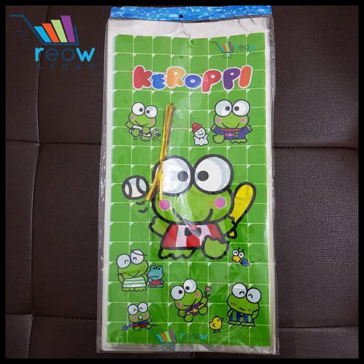 

Silahkan Order Plastik Souvenir / Snack / Bungkus Kado Keroppi