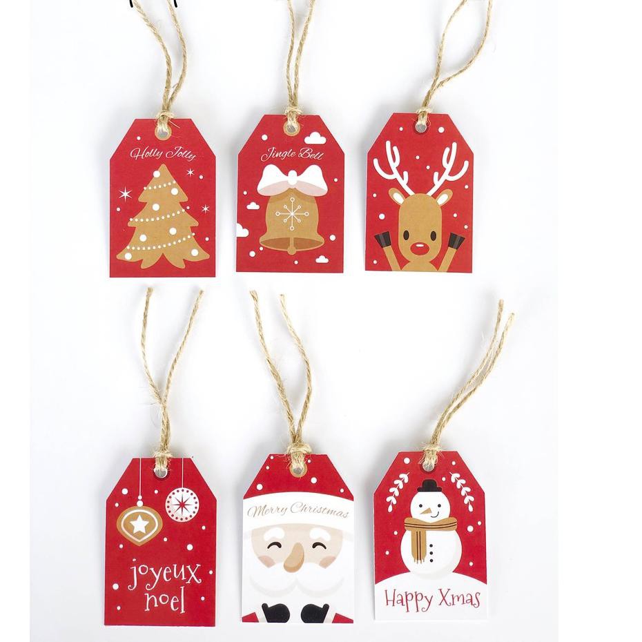 

Promo GRF Hang Tag natal Hang Tag Christmas Label Kartu Natal Hamper Natal Kartu Ucapan Natal Merah