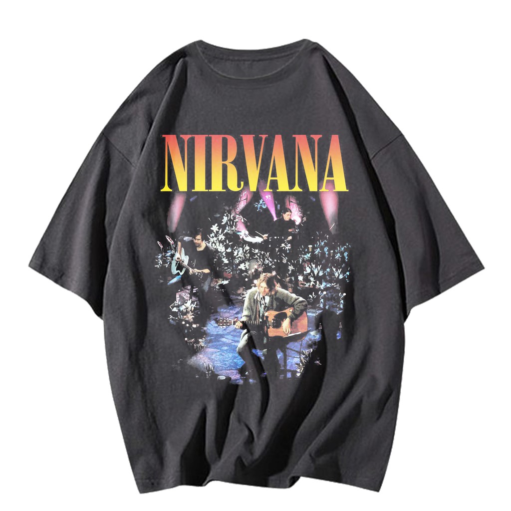 KAOS OVERSIZE VINTAGE NIRVANA T SHIRT