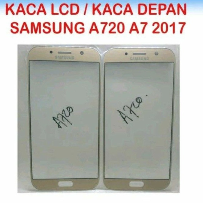 KACA LCD KACA DEPAN GORILLA GLASS HP SAMSUNG A7 2017 A720 ORI
