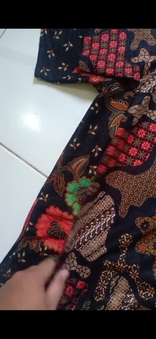Maura Couple - Sania Ruffle Batik Couple Ori Ndoro Jowi Dnt Garansi Termurah