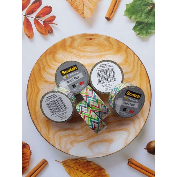 

Scotch 3M Expression Washi Tape 0.59 IN x 393 IN (10.9 YD) 15mm x 10m C314-P19 C314-P32