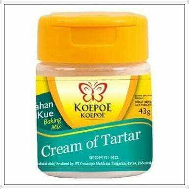 

KERING-KUE- CREAM OF TARTAR KOEPOE KOEPOE, TAR TAR,KRIM BUBUK PELAPIS KUE 43GRAM -KUE-KERING.