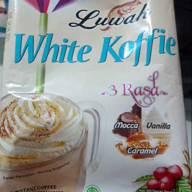 

LUWAK WHITE KOFFIE SACHET DENGAN 3 RASA MOCCA/VANILLA/CARAMEL