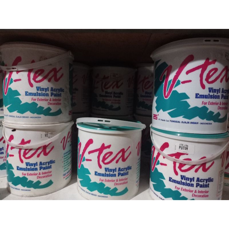 Cat Tembok V-tex Galon 4.5 kg Aneka Warna