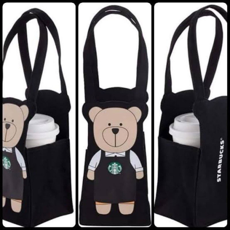 Starbucks Taiwan Bearista ToGo Cup Bag Tas Tenteng Cup