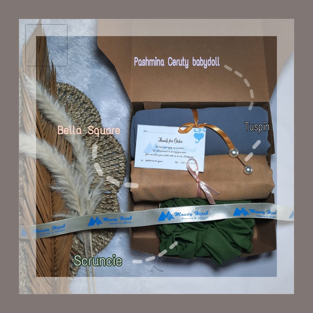 

GIFT BOX HIJAB BEBAS PILIH WARNA PAKET A