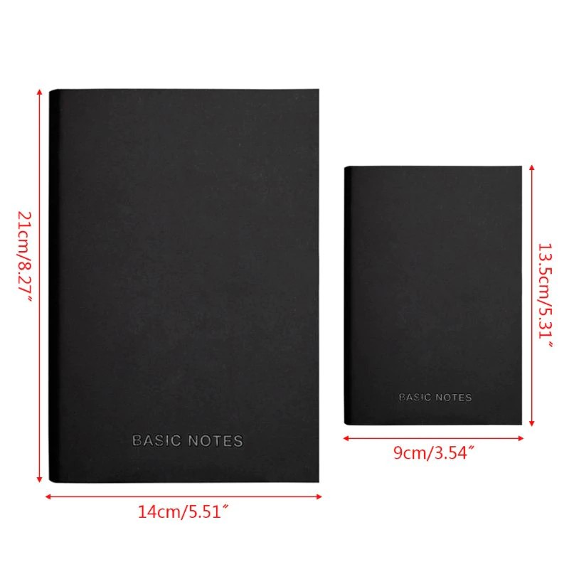 

Ongkir Gratis ya Creative Notebook Black Leather Cover Notepad Diary Planner Business Style Blank