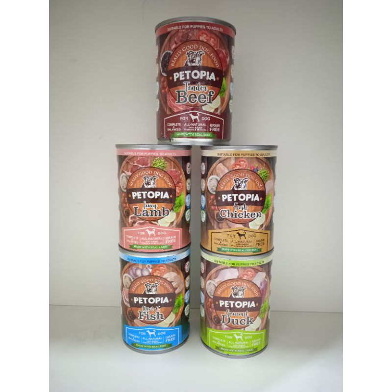 PETOPIA wet dog food 380gr | makanan basah anjing