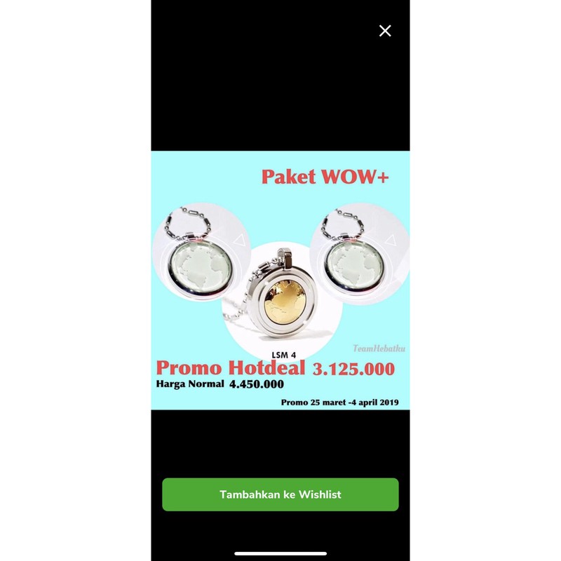 Paket Kalung Biopendant Biopendant LSM V4 ORIGINAL