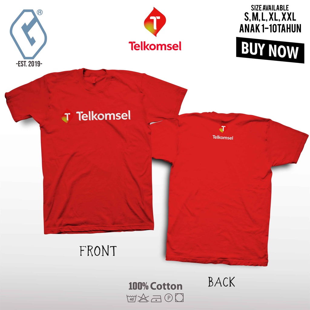 kaos distro telkomsel provider / baju provider telkomsel