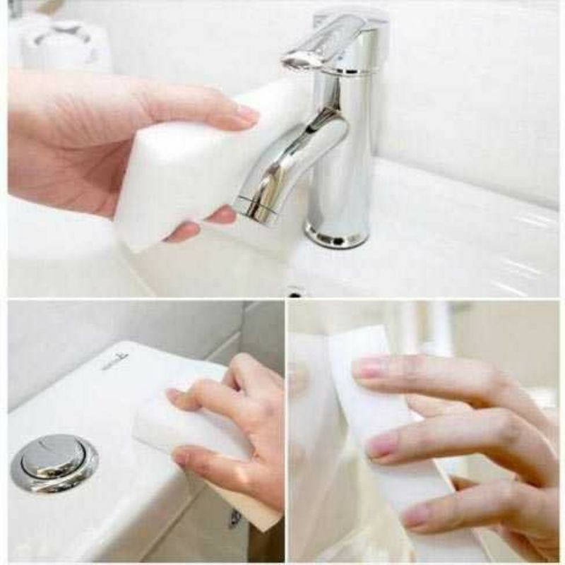SPON AJAIB ALAT PEMBERSIH PERABOTAN SPONS MELAMIN CUCI PIRING BATHTUB DISWASHER WASTAFEL DAPUR |4006