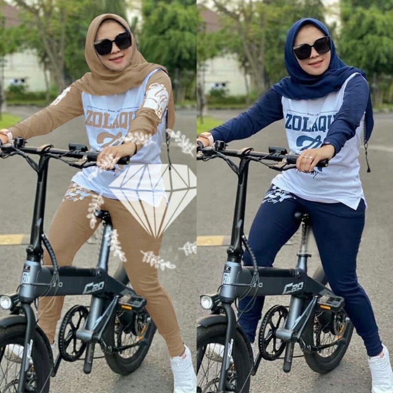 SET GOWES ZLQ EVERYDAY READY 8W / TRAINING SET MONIC / PAKAIAN WANITA / SETELAN MUSLIM WANITA