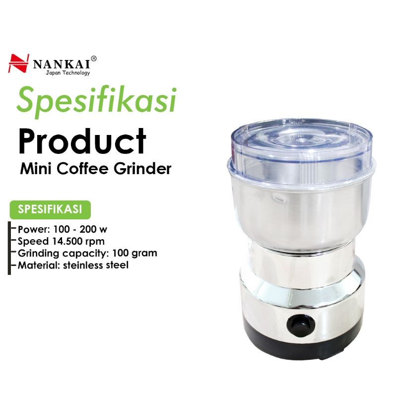 Mesin grinder kopi nankai