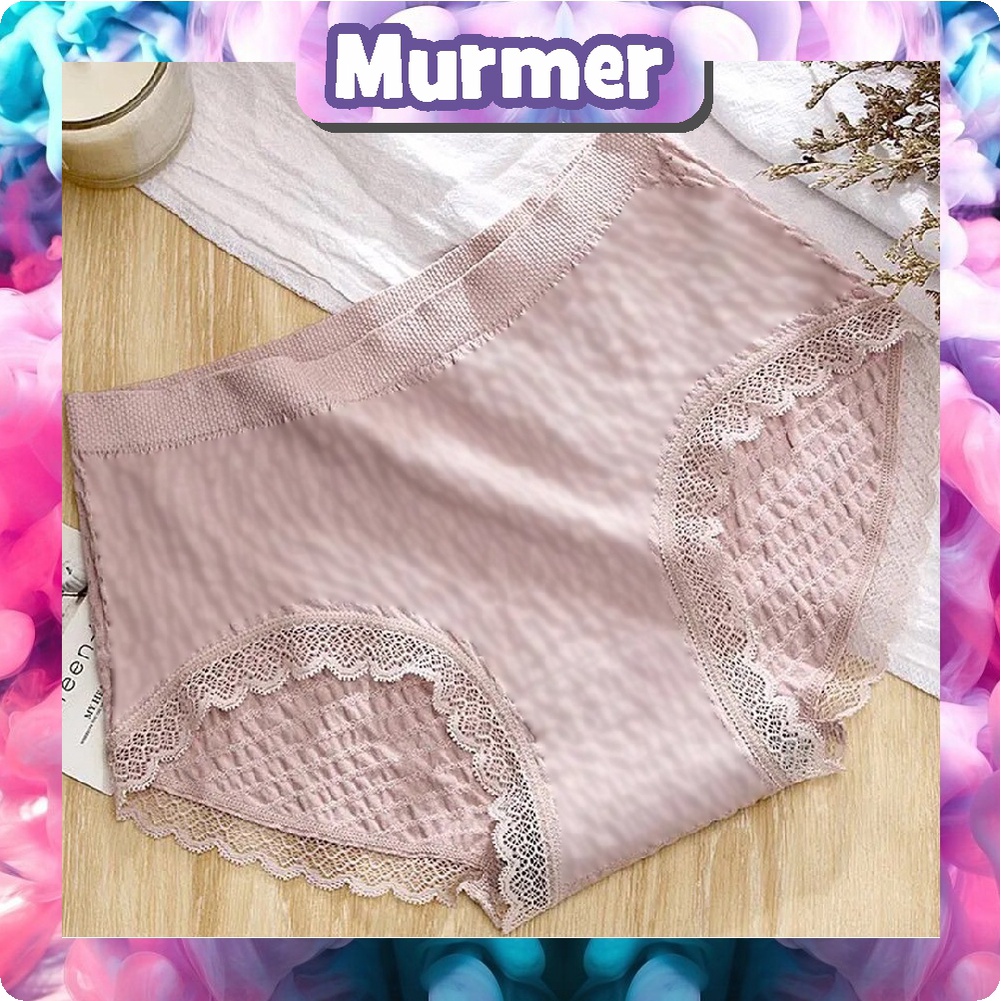 Murmerofficial COD Celana Dalam Allsize Katun Seksi Wanita Panty Renda CD Import Jakarta B067