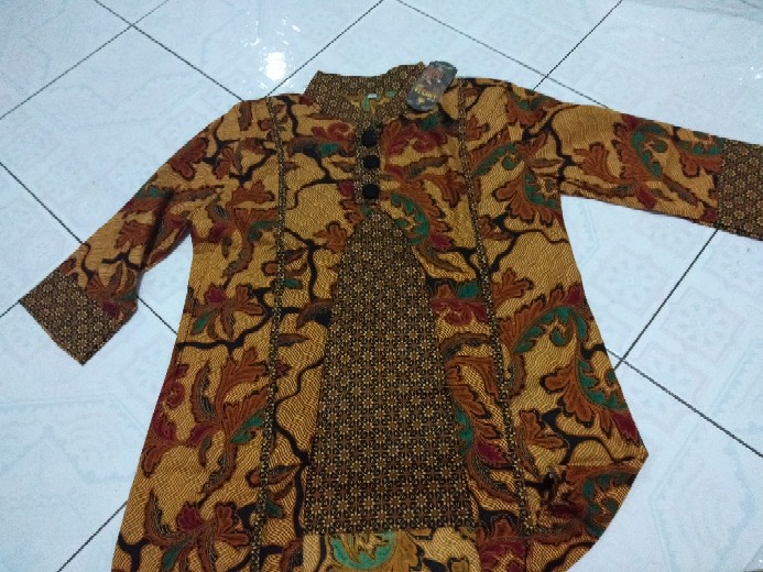 Atasan Batik Dolby Dolbi Dobby Doby Tenun Sutra Tulis Halus Katun Atbm Baron ,sarombit Atasan